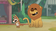 Dog Lion GIF - Dog Lion Laughing GIFs