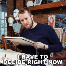 I Have To Decide Right Now Peter Deligdisch GIF - I Have To Decide Right Now Peter Deligdisch Peter Draws GIFs