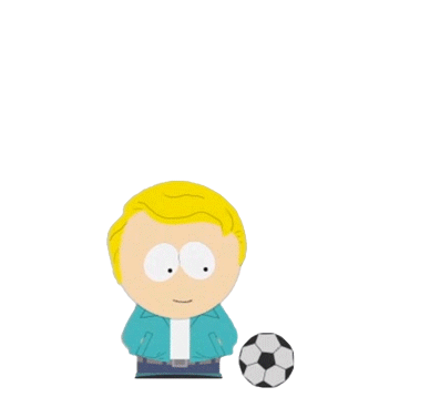 Play Soccer Gary Harrison Sticker - Play Soccer Gary Harrison South Park Stickers
