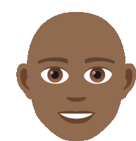 Bald Man Joypixels Sticker - Bald Man Joypixels Hairless Stickers