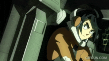 a gif from gifrun.com shows a cartoon character in a dark room