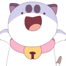 laughing puppycat bee and puppycat menacing chuckle feeling happy