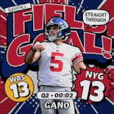 New York Giants (13) Vs. Washington Commanders (13) Second Quarter GIF - Nfl National Football League Football League GIFs