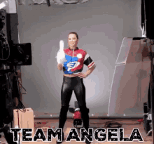 Team Angela Go Angela GIF - Team Angela Go Angela Bowling GIFs
