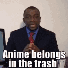 anime trash junk piece of trash