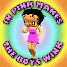 In Pink All In Pink GIF - In Pink All In Pink Makes The Boys Wink GIFs