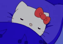 Hello Kitty Cozy GIF - Hello Kitty Cozy Tired GIFs