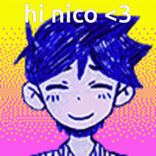 Hi Nico Nico Omori GIF - Hi Nico Nico Omori Hero Omori GIFs