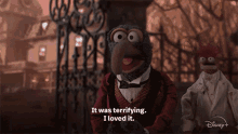 It Was Terrifying I Loved It Gonzo GIF