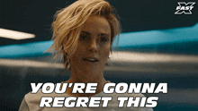 You'Re Gonna Regret This Cipher GIF - You'Re Gonna Regret This Cipher Charlize Theron GIFs