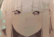 Emilia Re Zero GIF - Emilia Re Zero Cry GIFs