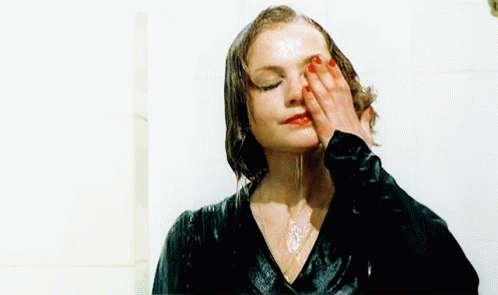 Isabelle Huppert Shower GIF – Isabelle Huppert Shower Rain – GIFs