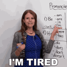 Im Tired Learning English With Emma GIF - Im Tired Learning English With Emma Tired GIFs