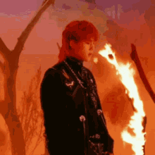 Jooheon Fire GIF - Jooheon Fire Angry GIFs