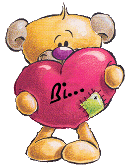 Love You Sticker - Love You Teddy Bear Stickers