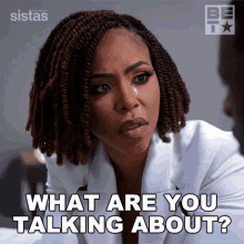 What Are You Talking About Andrea Barnes GIF - What Are You Talking About Andrea Barnes Sistas GIFs