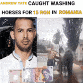Romania Andrew Tate GIF - Romania Andrew Tate Horse GIFs