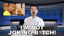 Im Not Joking Bitch Benedict Townsend GIF - Im Not Joking Bitch Benedict Townsend Youtuber News GIFs