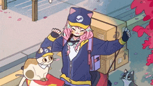 Anime Girl Cat GIF - Anime Girl Cat Steam GIFs