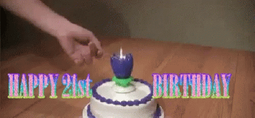 21st Birthday Happy21st Birthday GIF - 21st Birthday Happy21st Birthday 21 - Discover & Share GIFs