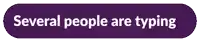 a button that says several people are typing