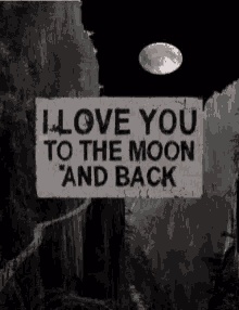 Love Moon And Back GIF - Love Moon And Back GIFs