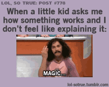 kids magic question to many