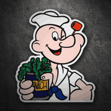 Popeye Spinach GIF