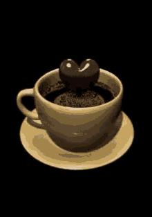 Black Heart GIF - Black Heart Coffee GIFs