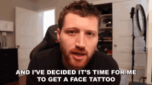 Time For Me To Get A Face Tattoo Contemplating GIF - Time For Me To Get A Face Tattoo Face Tattoo Contemplating GIFs