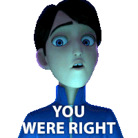 You Were Right Jim Lake Jr Sticker - You Were Right Jim Lake Jr Trollhunters Tales Of Arcadia Stickers