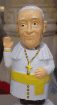 Hi Pope Pope GIF - Hi Pope Pope Pope Dashboard Doll GIFs
