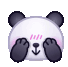 Shy Panda Sticker - Shy Panda Stickers