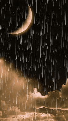 Rain Rainy GIF - Rain Rainy Moon GIFs