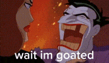 Wait Im Goated Joker GIF