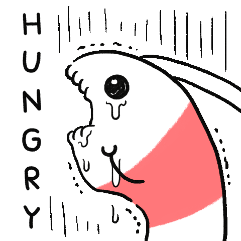 Hungry Starving Sticker - Hungry Starving Starved Stickers