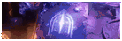 a purple background with a purple light coming out of it .