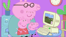 Peppa Pig Eat Pig GIF - Peppa Pig Eat Pig Gaming GIFs