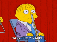 The Simpsons Ralph Wiggum GIF - The Simpsons Ralph Wiggum Flute GIFs