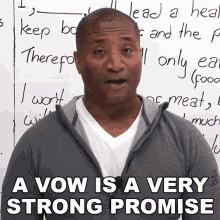 A Vow Is A Very Strong Promise James GIF - A Vow Is A Very Strong Promise James Engvid GIFs