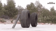 Skateboard Tricks Grinding Tires GIF