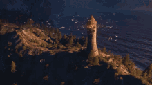 Lighthouse The Witcher GIF - Lighthouse The Witcher Beautiful World Of The Witcher GIFs