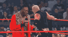 Booker T Commentate GIF - Booker T Commentate In Ring GIFs