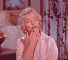 Smoking Marilyn Monroe GIF