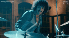 Playing The Drums Warren Rojas GIF - Playing The Drums Warren Rojas Sebastian Chacon GIFs