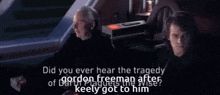 Did You Ever Hear The Tragedy Of Darth Plagueis The Wise Chancellor Palpatine GIF