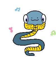 Cute Snake Cartoon Animated GIFs Collection