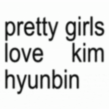 the word pretty is on a white background
