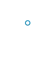 a blue circle on a white background with a black border