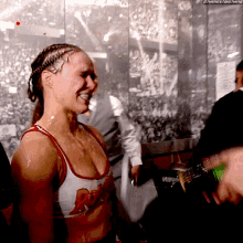 Ronda Rousey Champagne GIF - Ronda Rousey Champagne Nia Jax GIFs